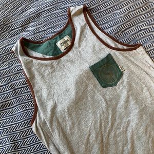 Men’s Dravus Tank Top
Gray 
Maroon
Green